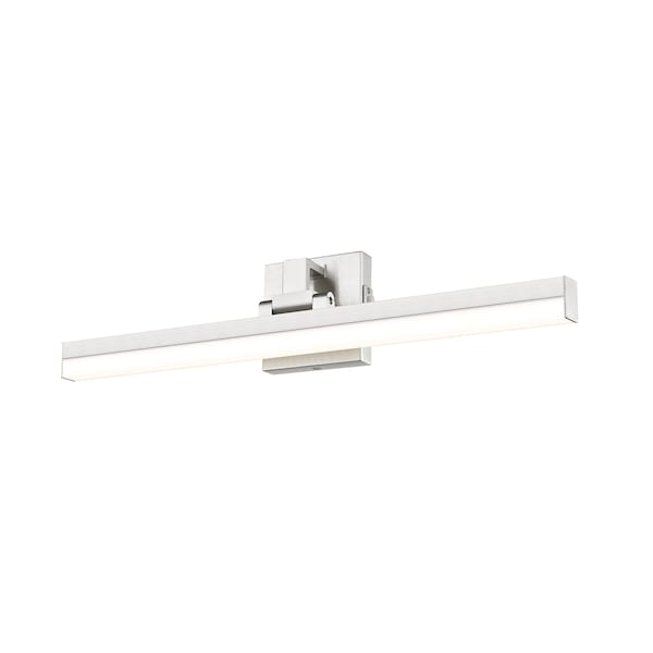 Liam Vanity, 1-Light, 25 In.W X 3 In.L X 5 In.H, Brushed Nickel/Frosted